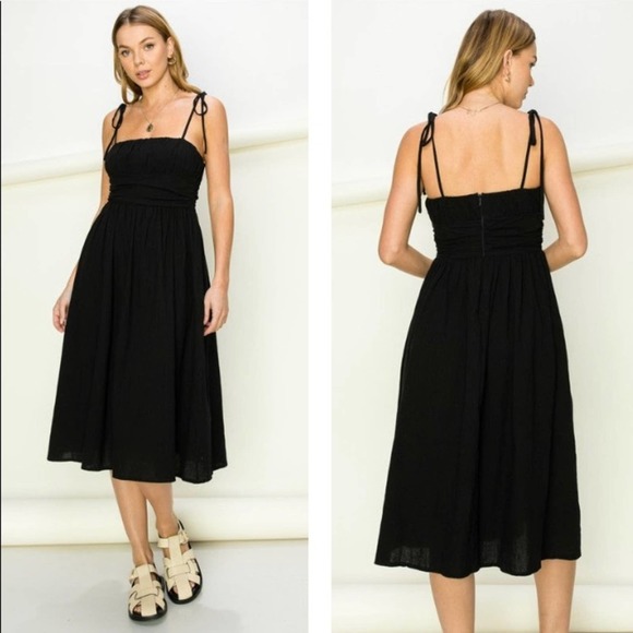 Perfect Timing Pleated A-Line Dress - Picture 3 of 4